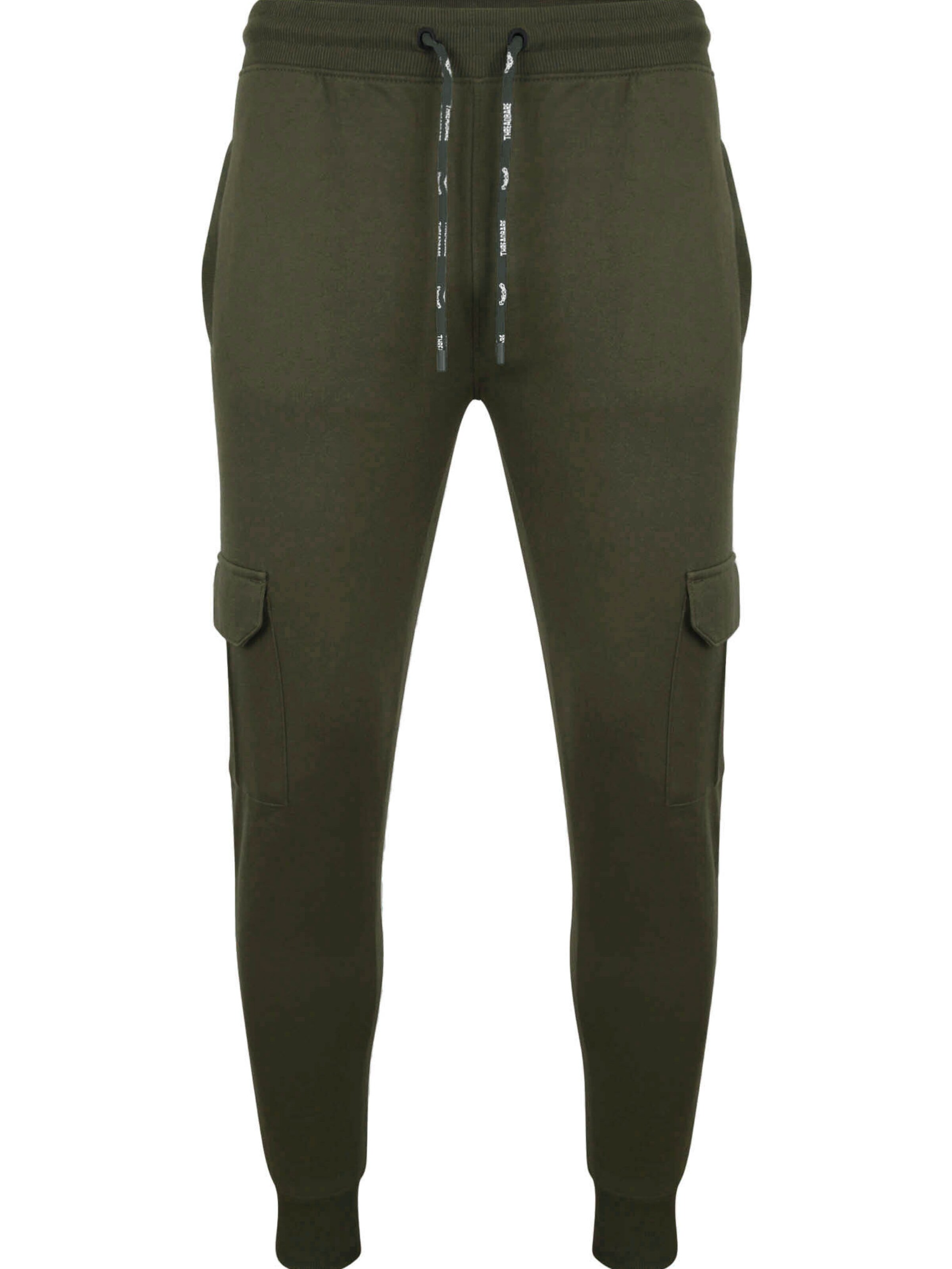 Threadbare Cargo Pants 'Stefan' in Green: front