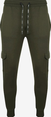 Threadbare Tapered Cargo trousers 'Stefan' in Green: front