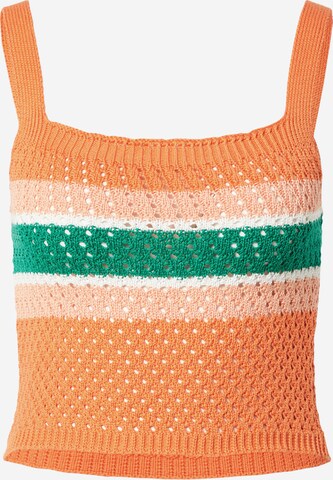 Guido Maria Kretschmer Women Knitted top 'Viola' in Orange: front