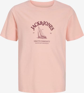 Tricou 'JORNANTUCKET' de la Jack & Jones Junior pe portocaliu: față