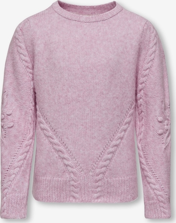 Pull-over KIDS ONLY en rose : devant