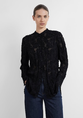 COMMA Blouse in Zwart: voorkant