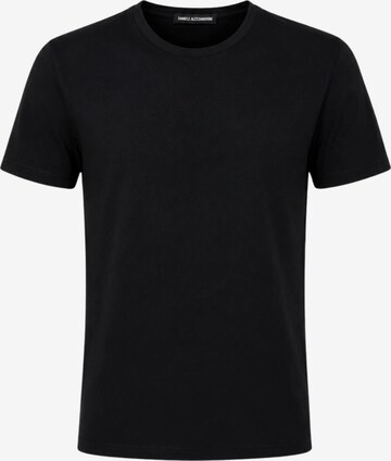 DANIELE ALESSANDRINI Shirt in Schwarz: Vorderseite
