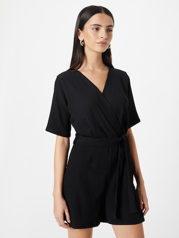 SISTERS POINT Jumpsuit 'EGINA' in Zwart: voorkant