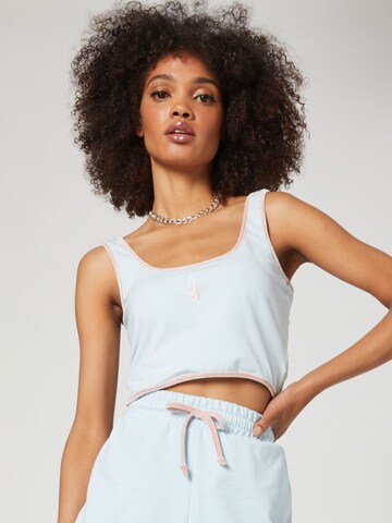 Top 'Abby' di VIERVIER in blu: frontale