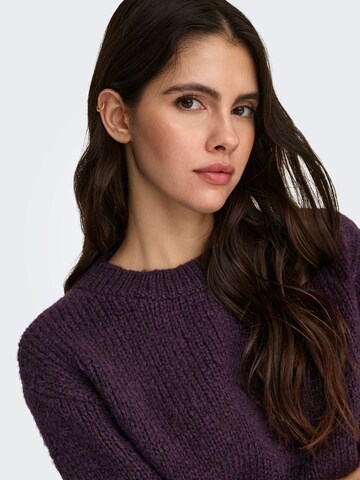 JDY Свитер 'JDYLINEA' в Лиловый