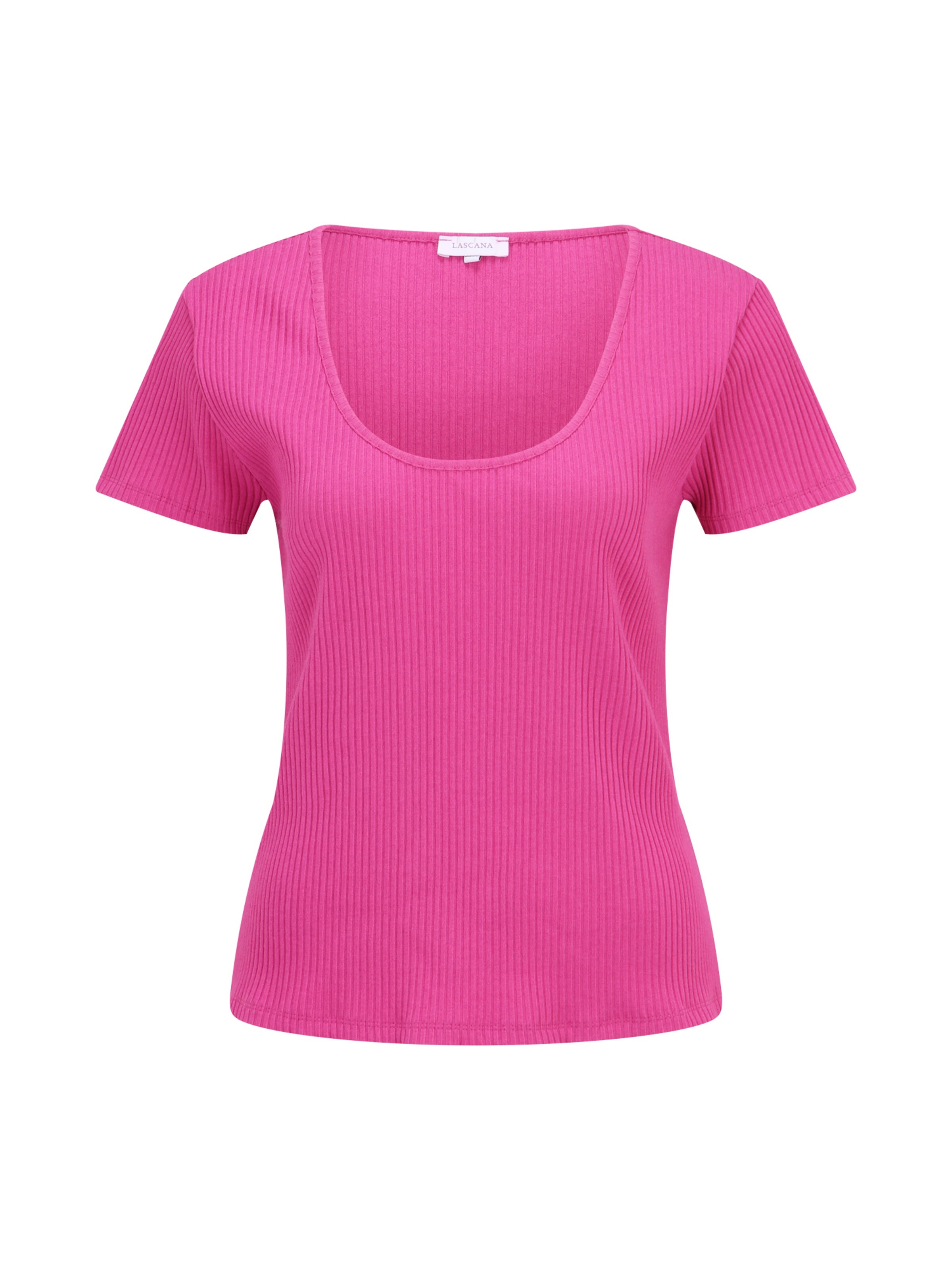 LASCANA T-shirt i rosa: framsida