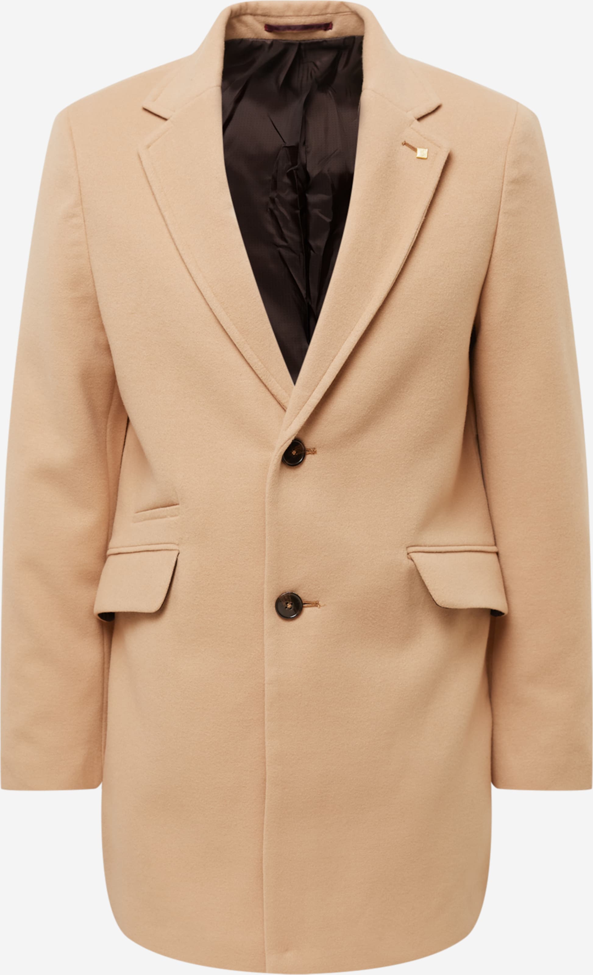 BURTON MENSWEAR LONDON Between Seasons Coat in Beige ABOUT YOU