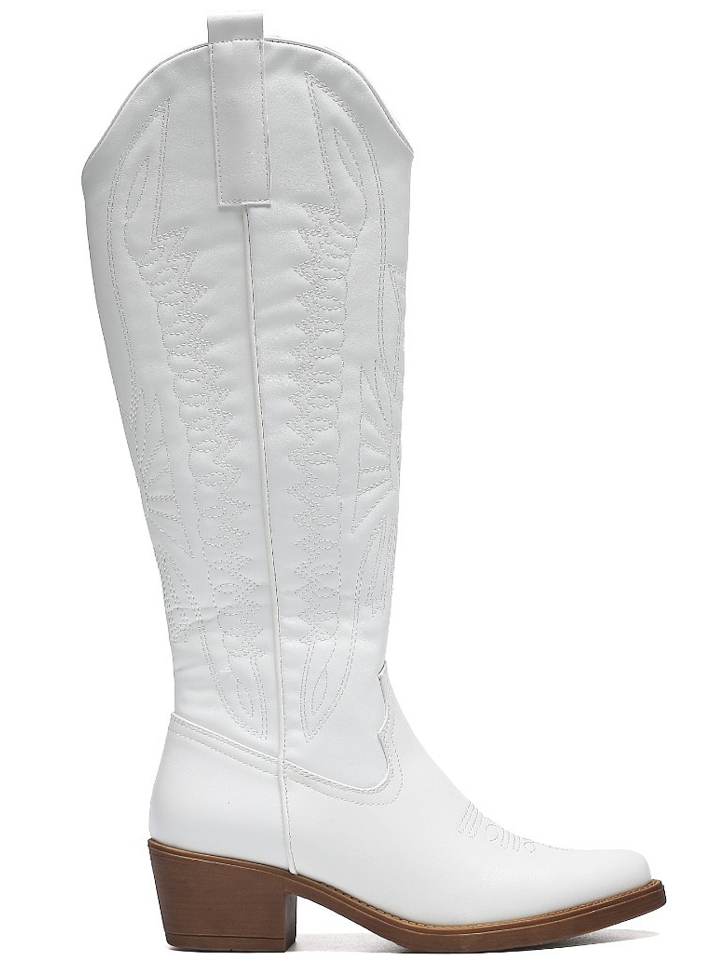 Bottes de cowboy Smile Favorites en blanc