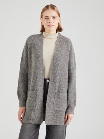 VERO MODA Knit cardigan 'Desma' in Grey: front