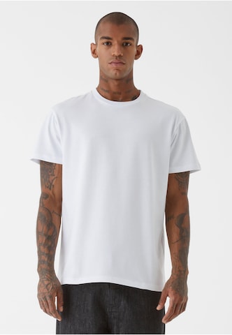 9N1M SENSE T-shirt 'W-Blank' i vit: framsida