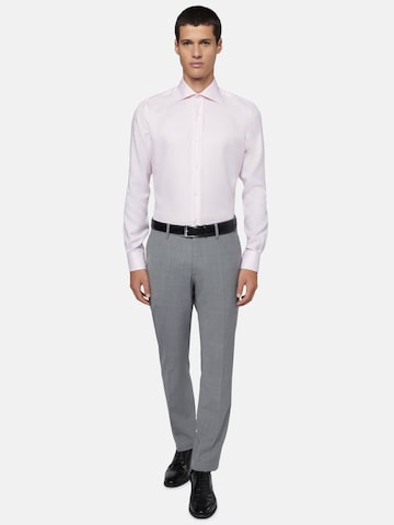 Boggi Milano Slim fit Button Up Shirt in Pink
