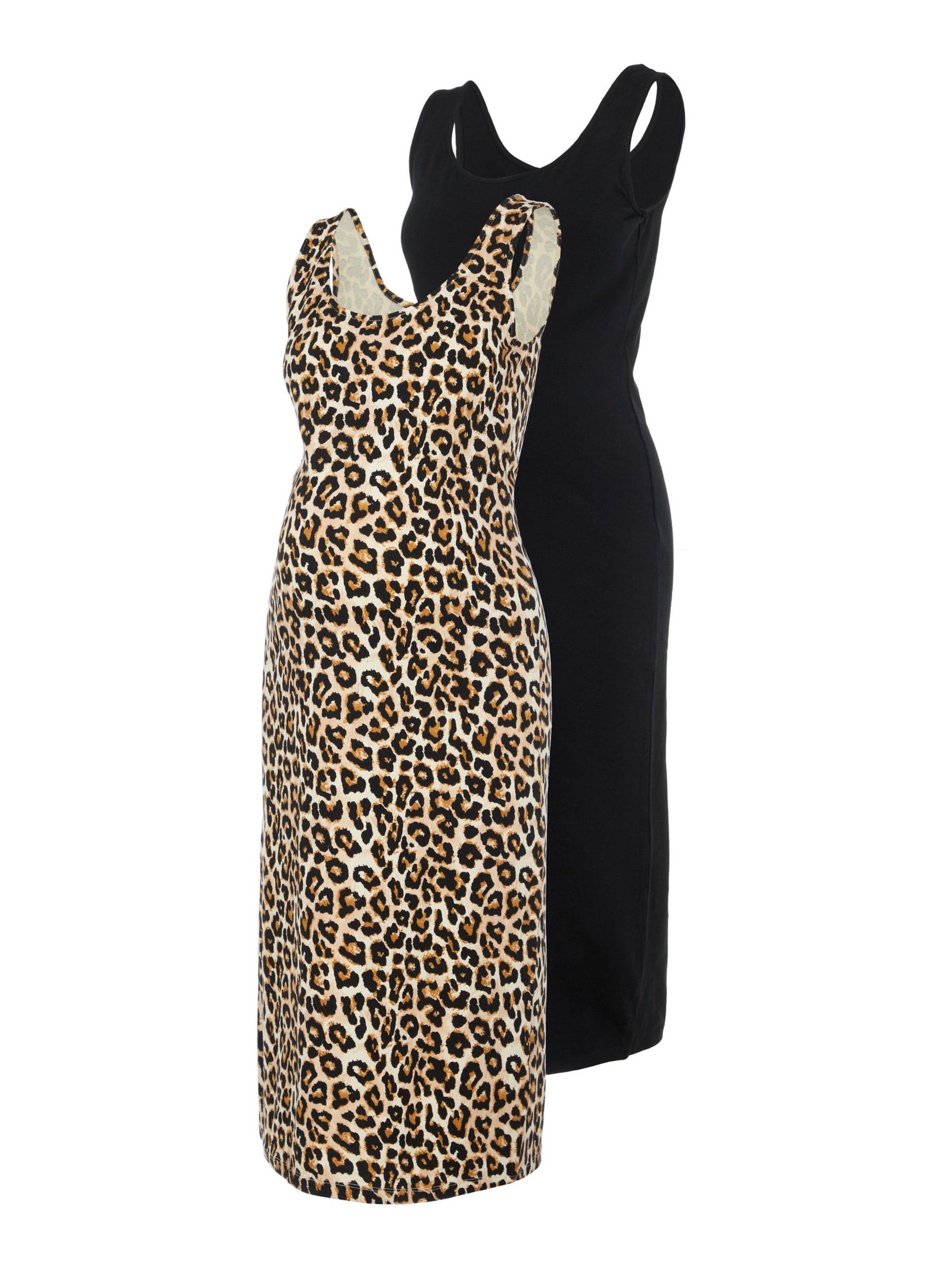 MAMALICIOUS Obleka 'Sannie' | bež barva: sprednja stran