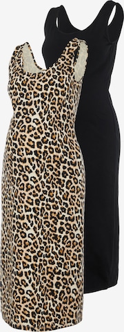 smėlio MAMALICIOUS Suknelė 'Sannie': priekis