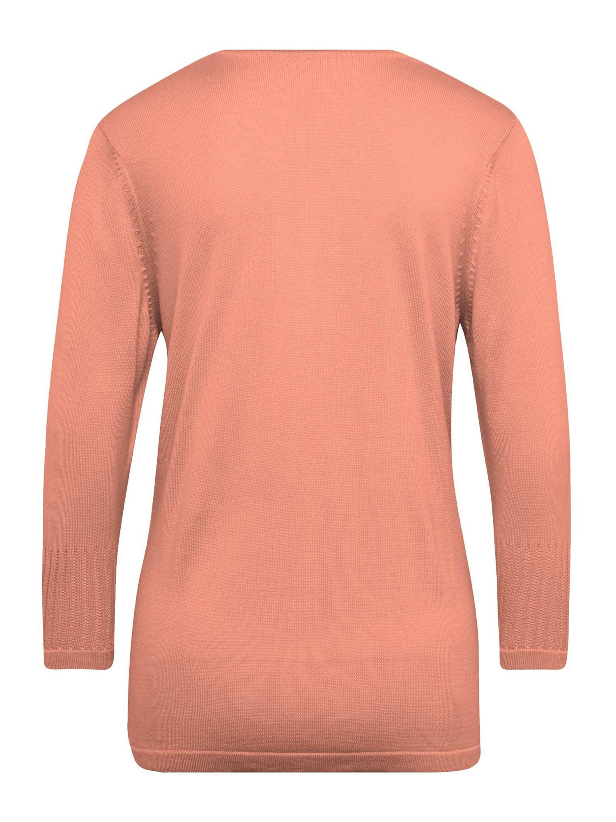 Goldner Pullover in Orange