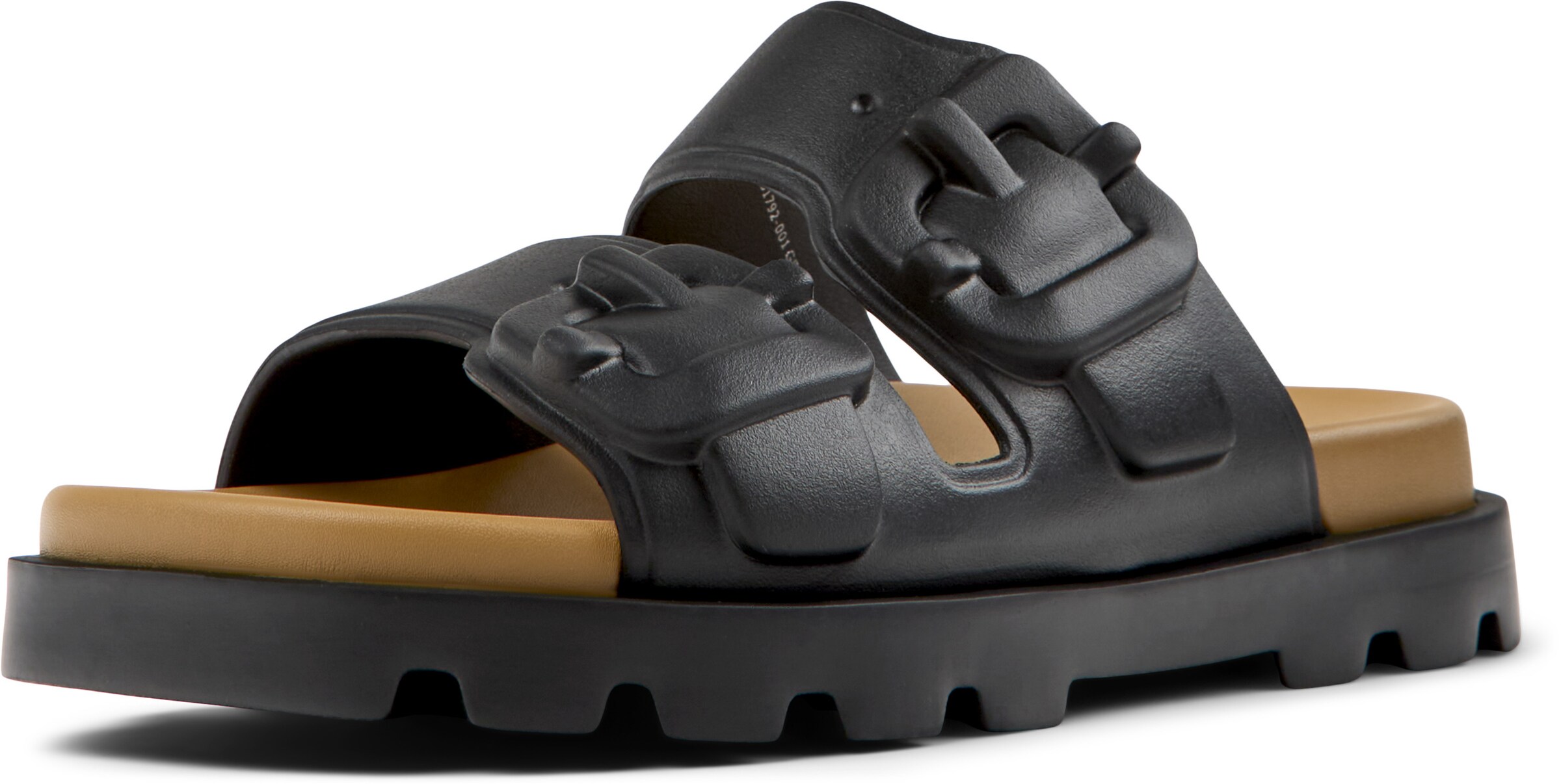 CAMPER Mule 'Brutus' in Black: front