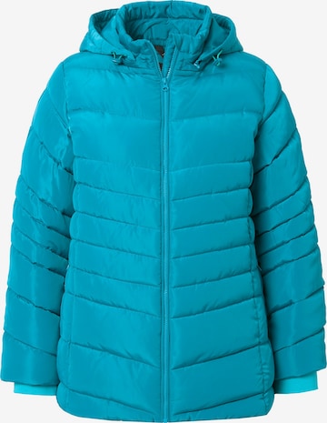 Ulla Popken Tussenjas in Blauw: voorkant