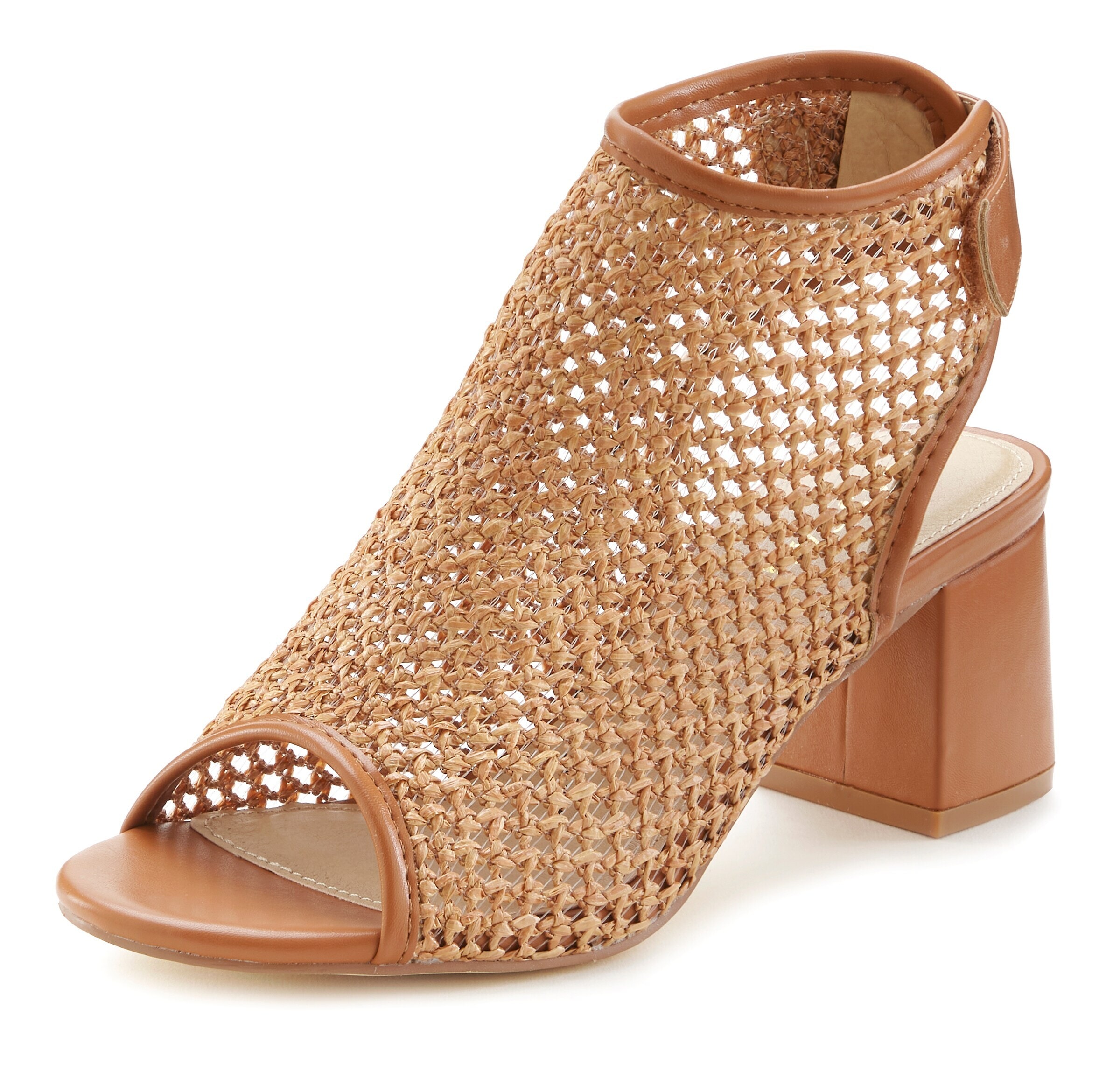 LASCANA - Sandalias en marrón: frente