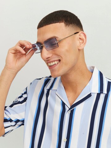 Lunettes de soleil JACK & JONES en bleu : devant