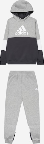 ADIDAS SPORTSWEAR Treenipuku 'Colourblock Fleece' värissä harmaa: edessä