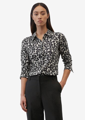 Marc O'Polo Bluse i sort: forside