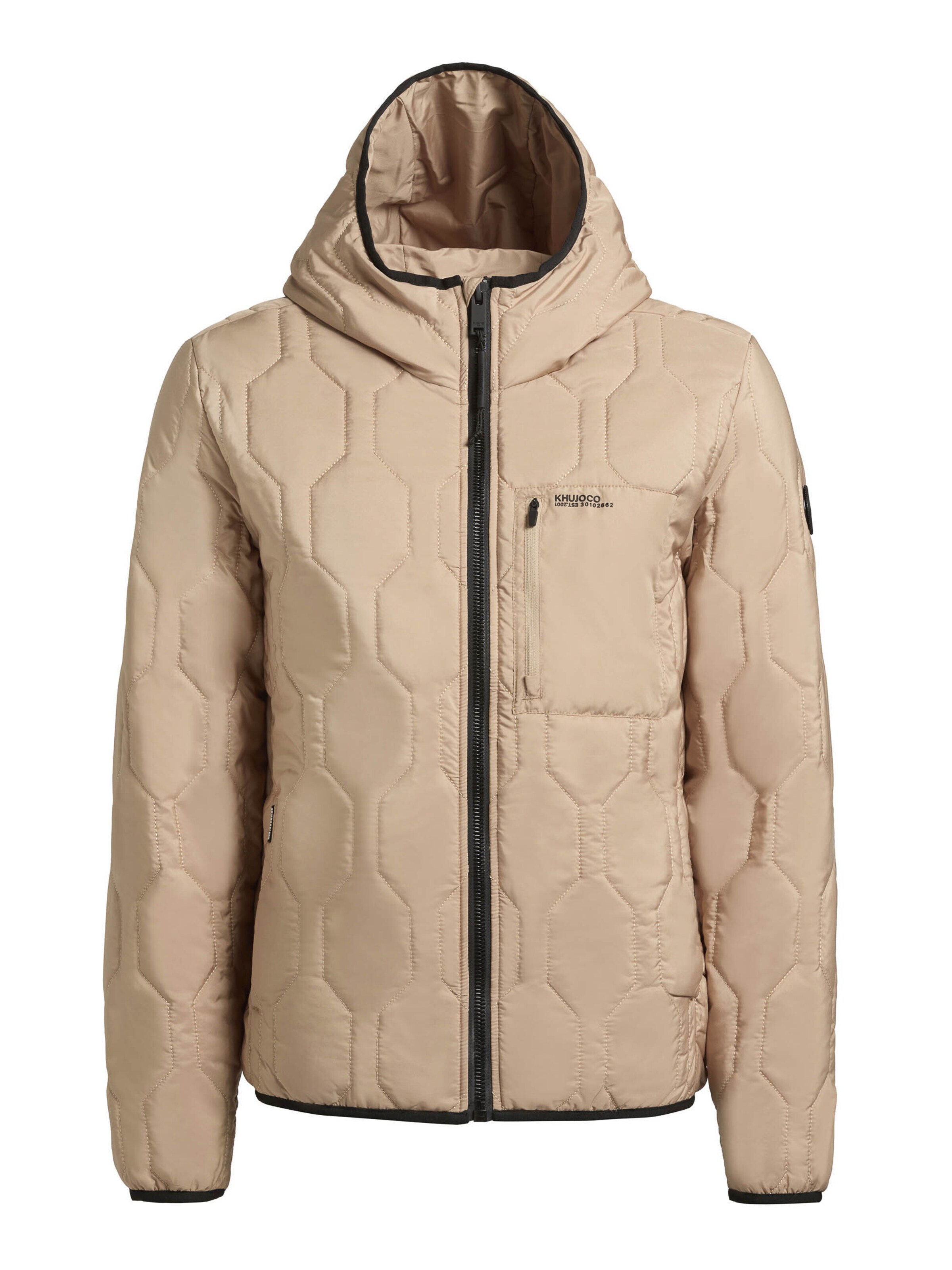 khujo Between-Season Jacket 'RHEIN' in Brown: front