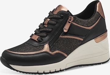 Baskets basses MARCO TOZZI en noir : devant