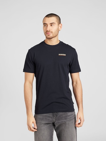 NAPAPIJRI T-shirt 'S-IAATO' i svart: framsida