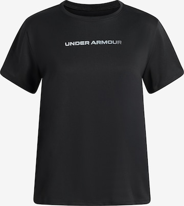 UNDER ARMOUR Performance Shirt 'Branded' in Black: front