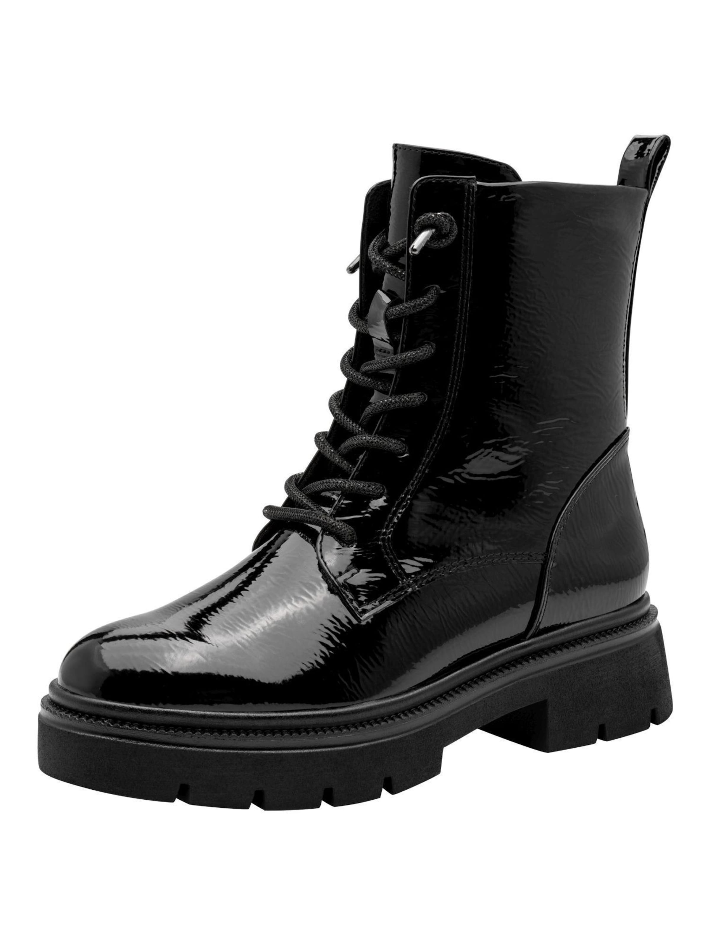 Bottines à lacets MARCO TOZZI en noir : devant