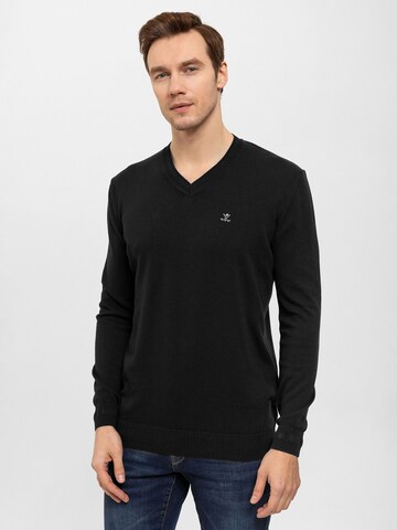 Daniel Hills Pullover in Schwarz