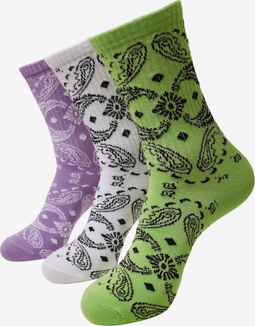 Chaussettes Urban Classics en vert : devant