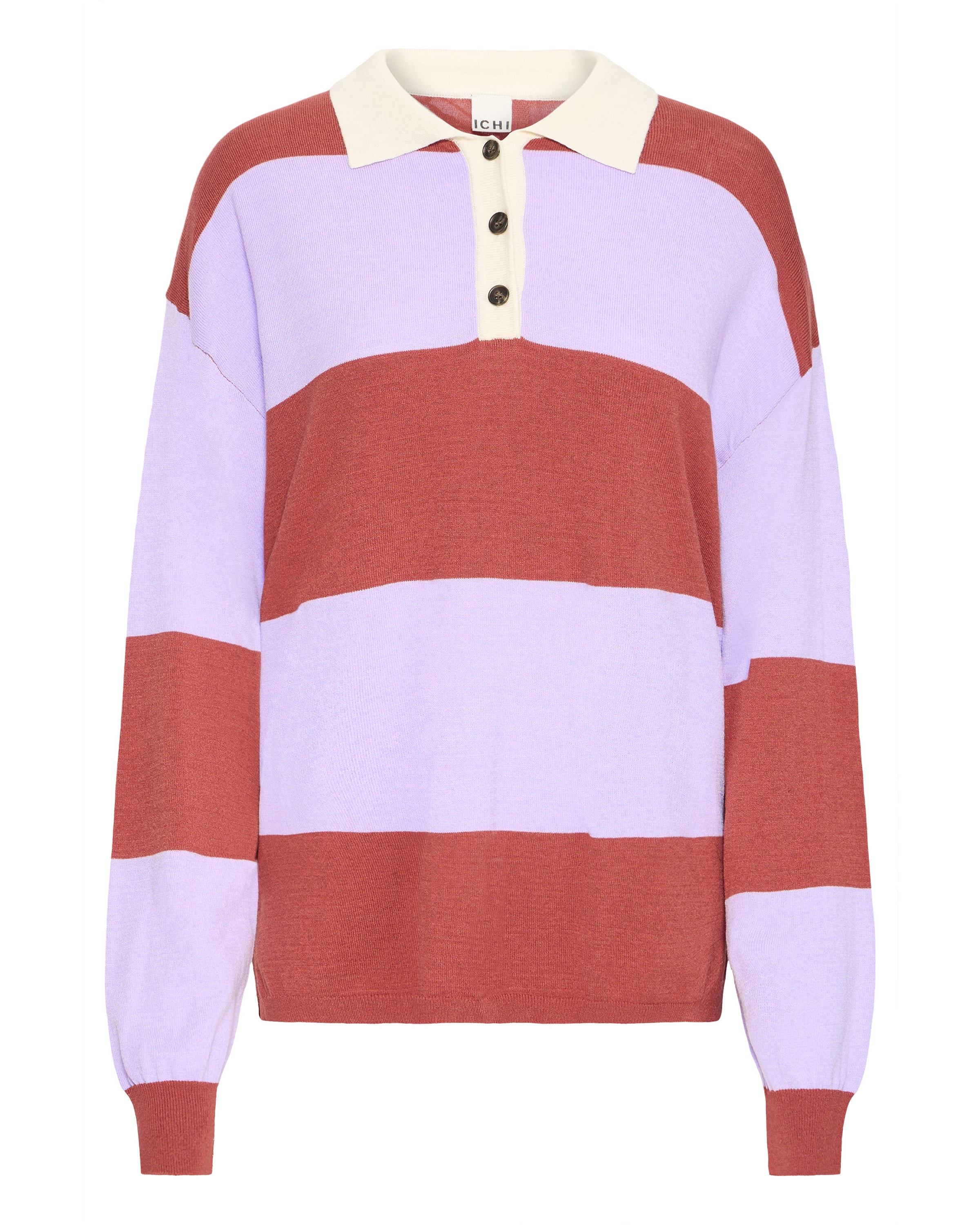 ICHI Pullover 'IHBOSTON' in Lila: Vorderseite