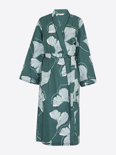 Cyberjammies Ochtendjas 'Grace' in XS in de kleur Donkergroen / Wit, Productweergave