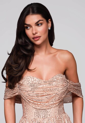 Ombre Avondjurk in Goud