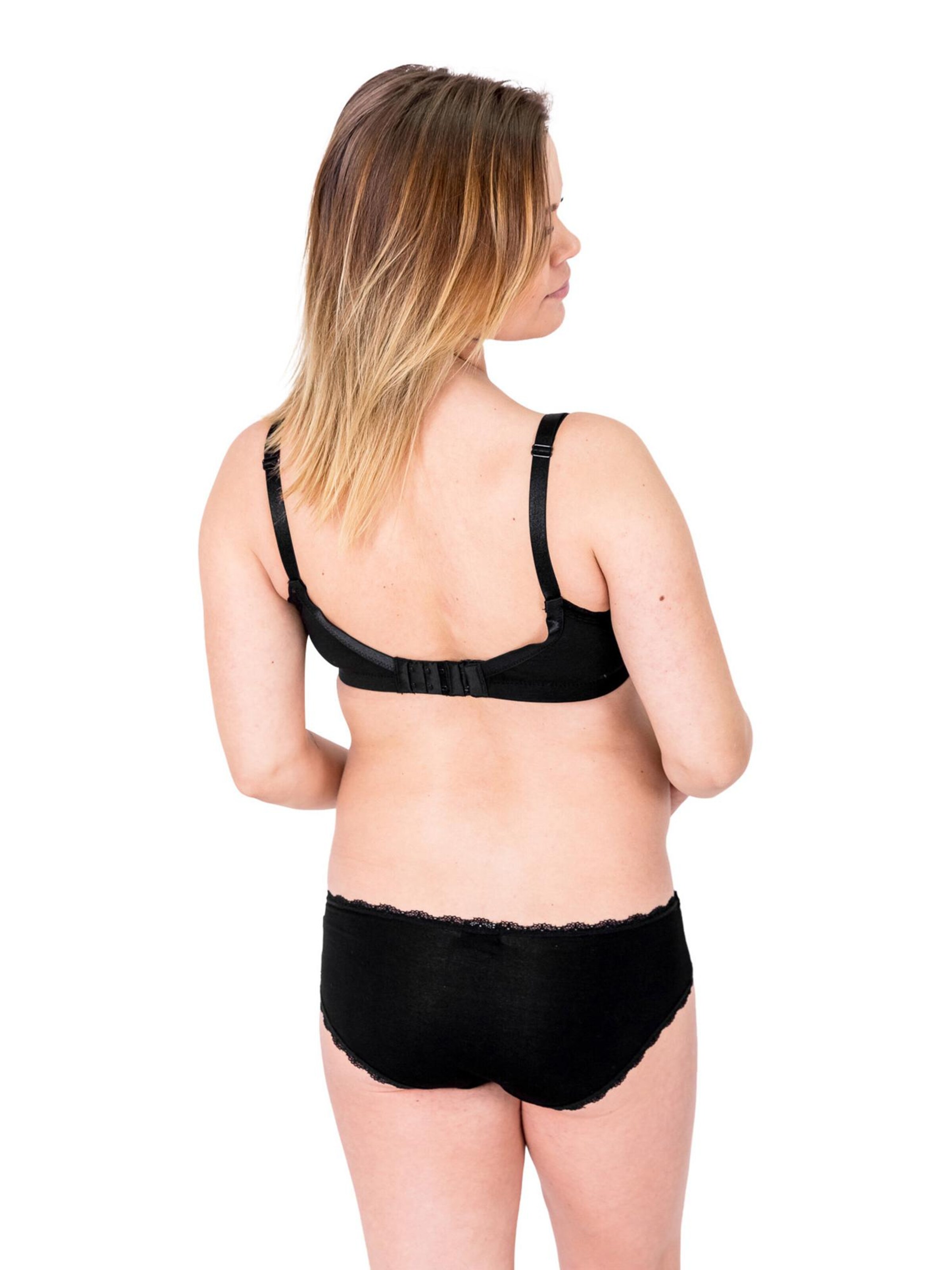 petit amour T-Shirt Still-BH 'GRETA'‌‌‌ in Schwarz