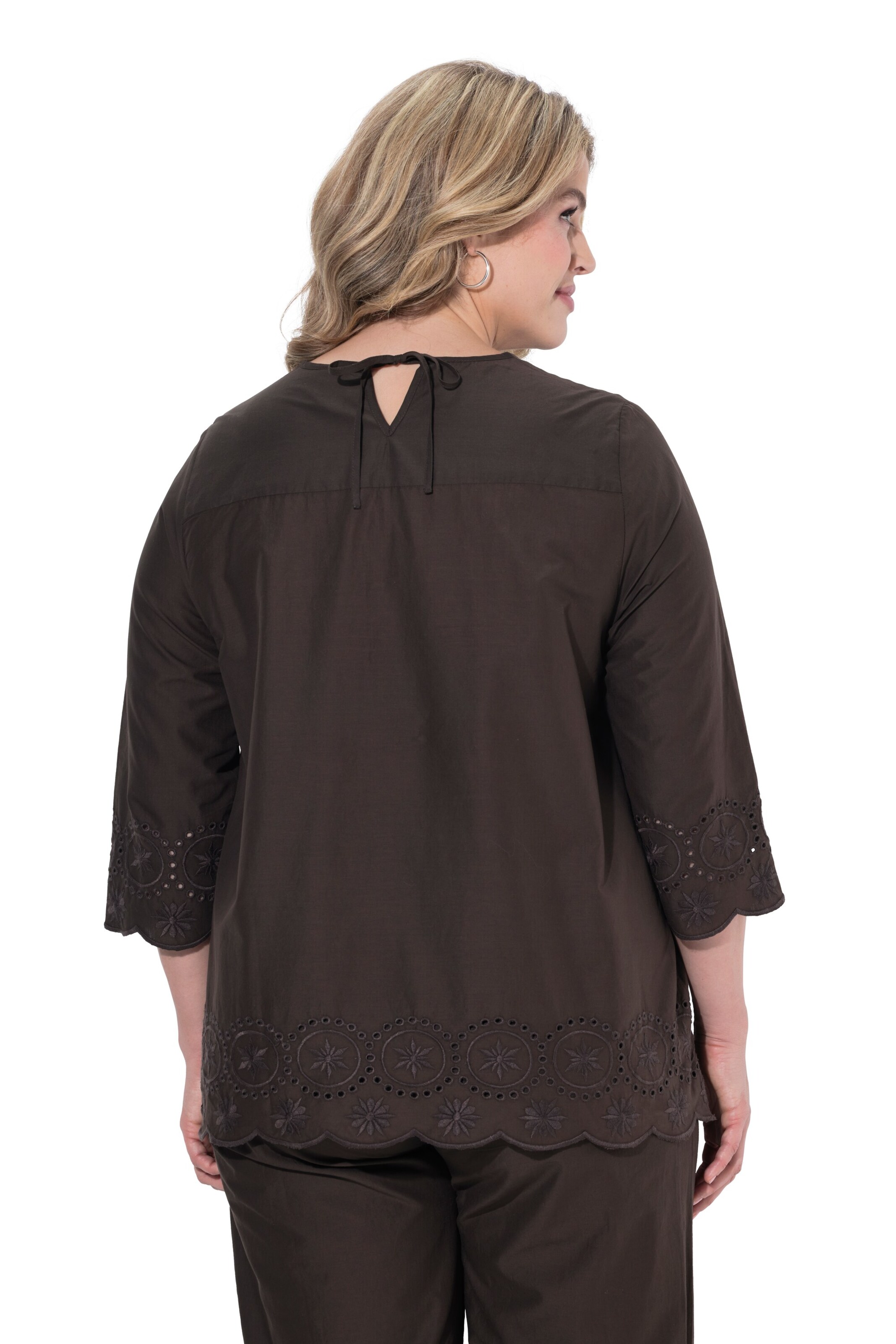 Ulla Popken Bluse in Braun