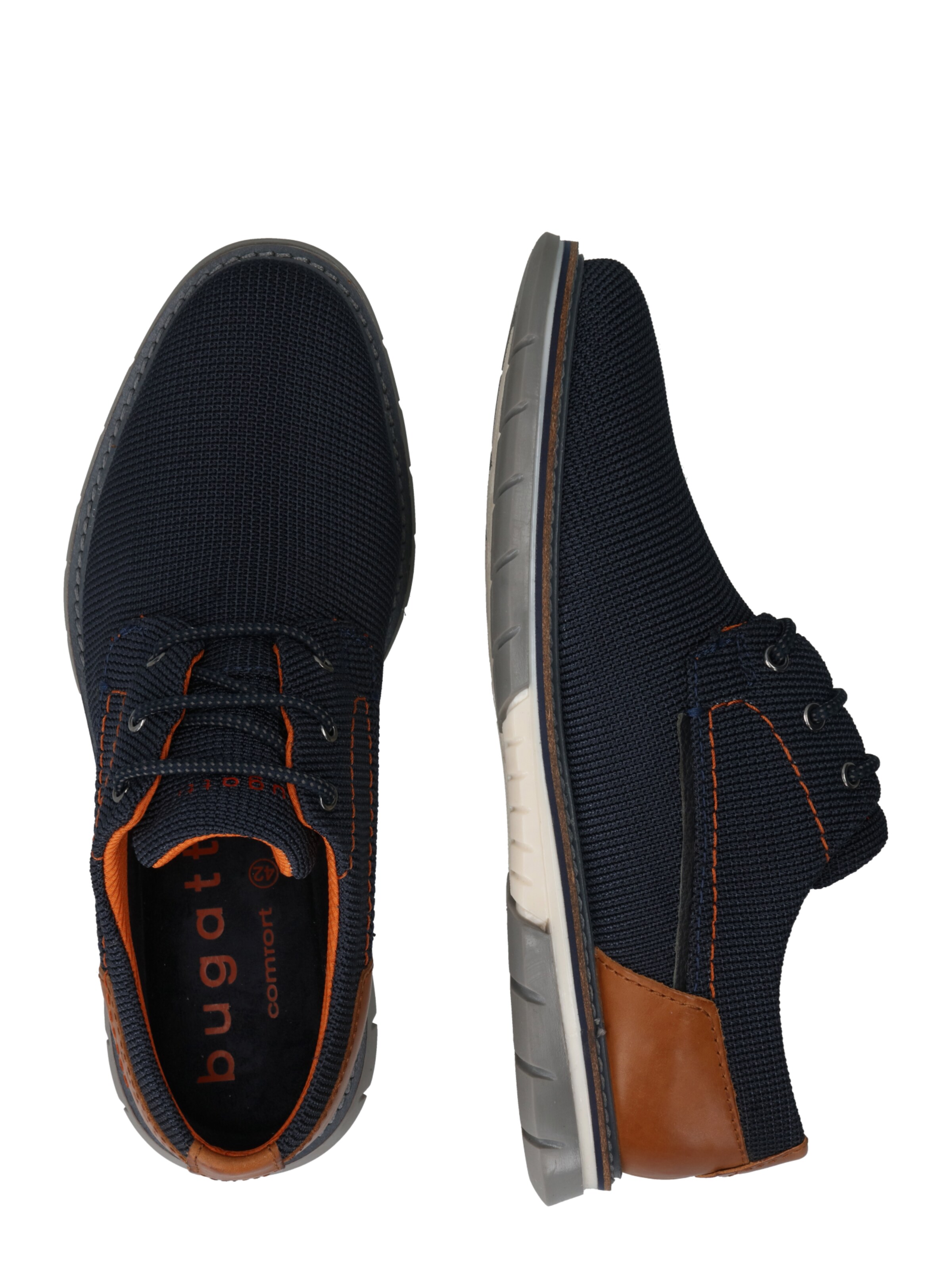 bugatti Sportieve veterschoen 'Sammy' in Blauw