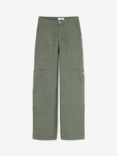Le Temps Des Cerises Pantalon cargo 'Holly' en kaki, Vue avec produit