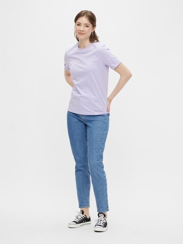 PIECES Shirt 'Ria' in Purple