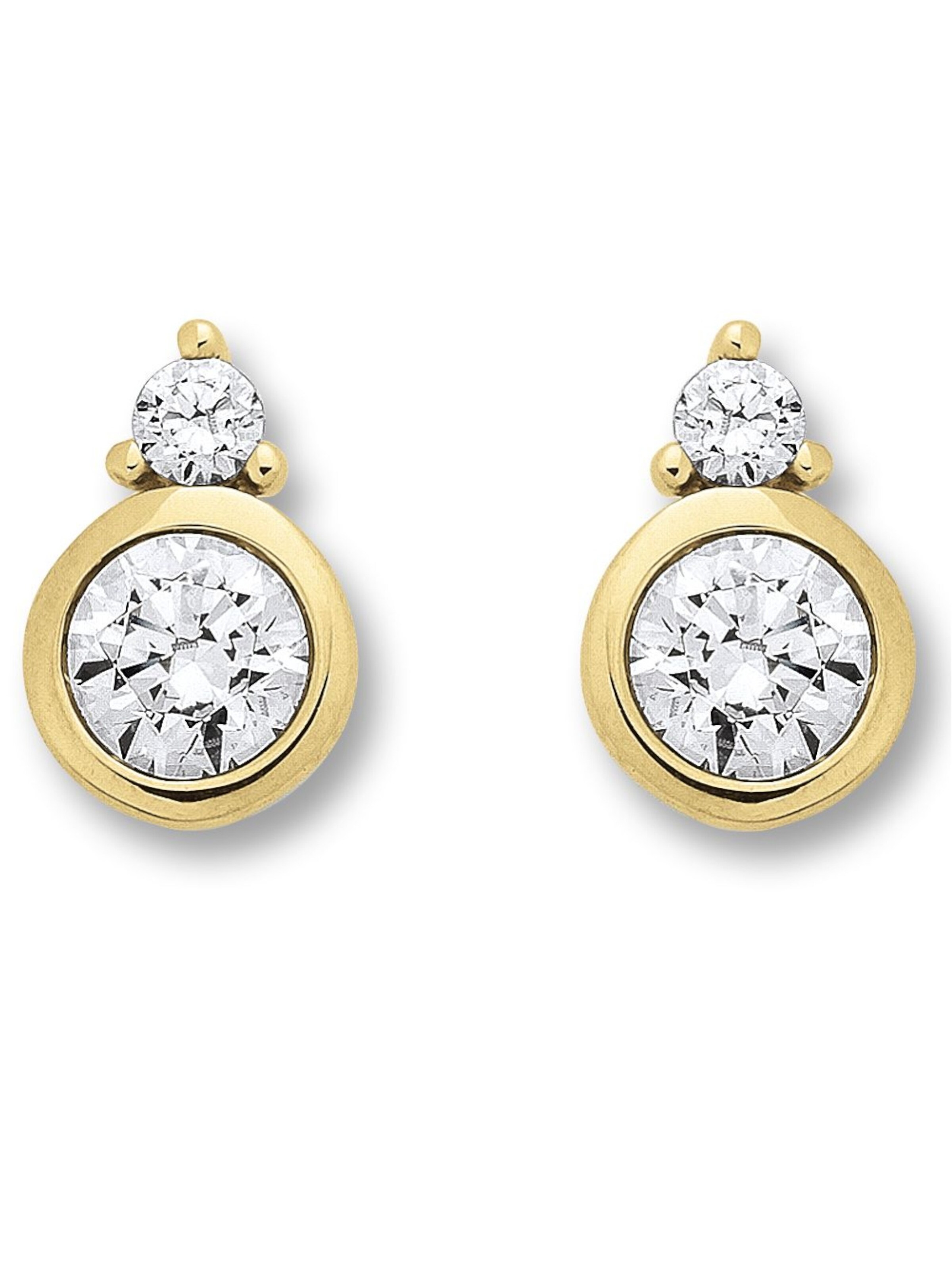 ONE ELEMENT Ohrringe in Gold: Vorderseite