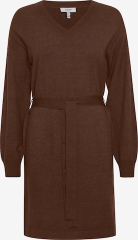 b.young Knitted dress in Brown: front