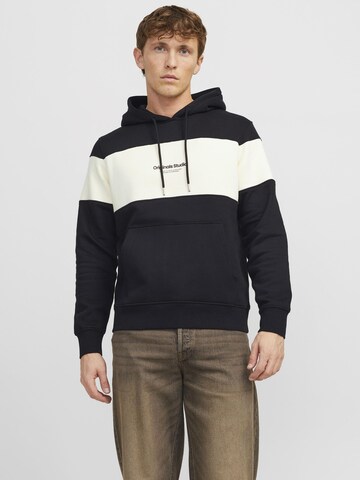 JACK & JONES Sweatshirt in Zwart: voorkant