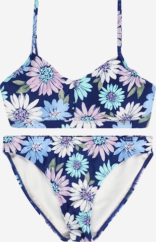 Bustier Bikini Abercrombie & Fitch en bleu : devant