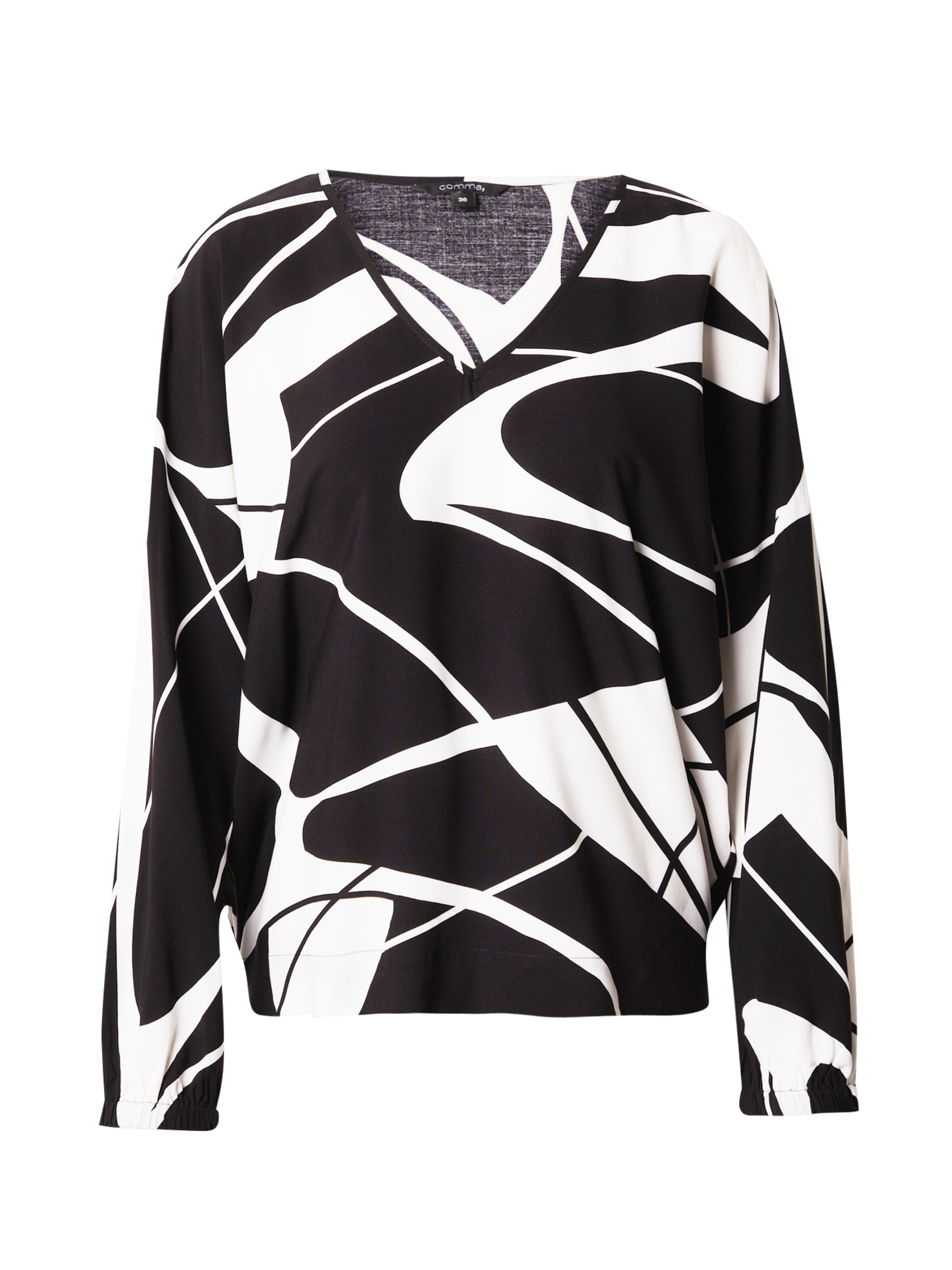melns COMMA Blūze: no priekšpuses