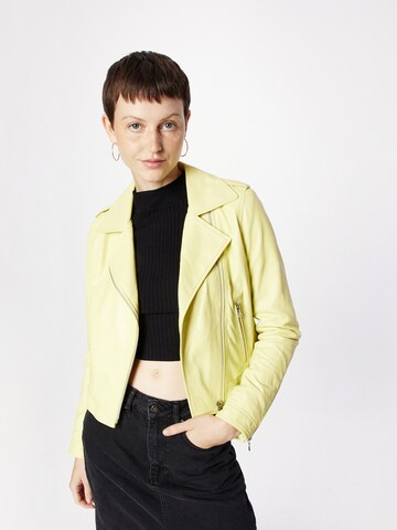 OAKWOOD Between-Season Jacket 'Kitty' in Yellow: front