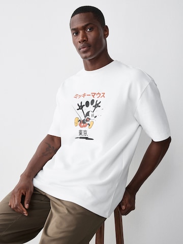 Next - Camiseta 'Disney Mickey Mouse' en blanco