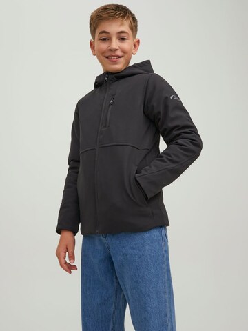 Jack & Jones Junior Functionele jas in Zwart: voorkant