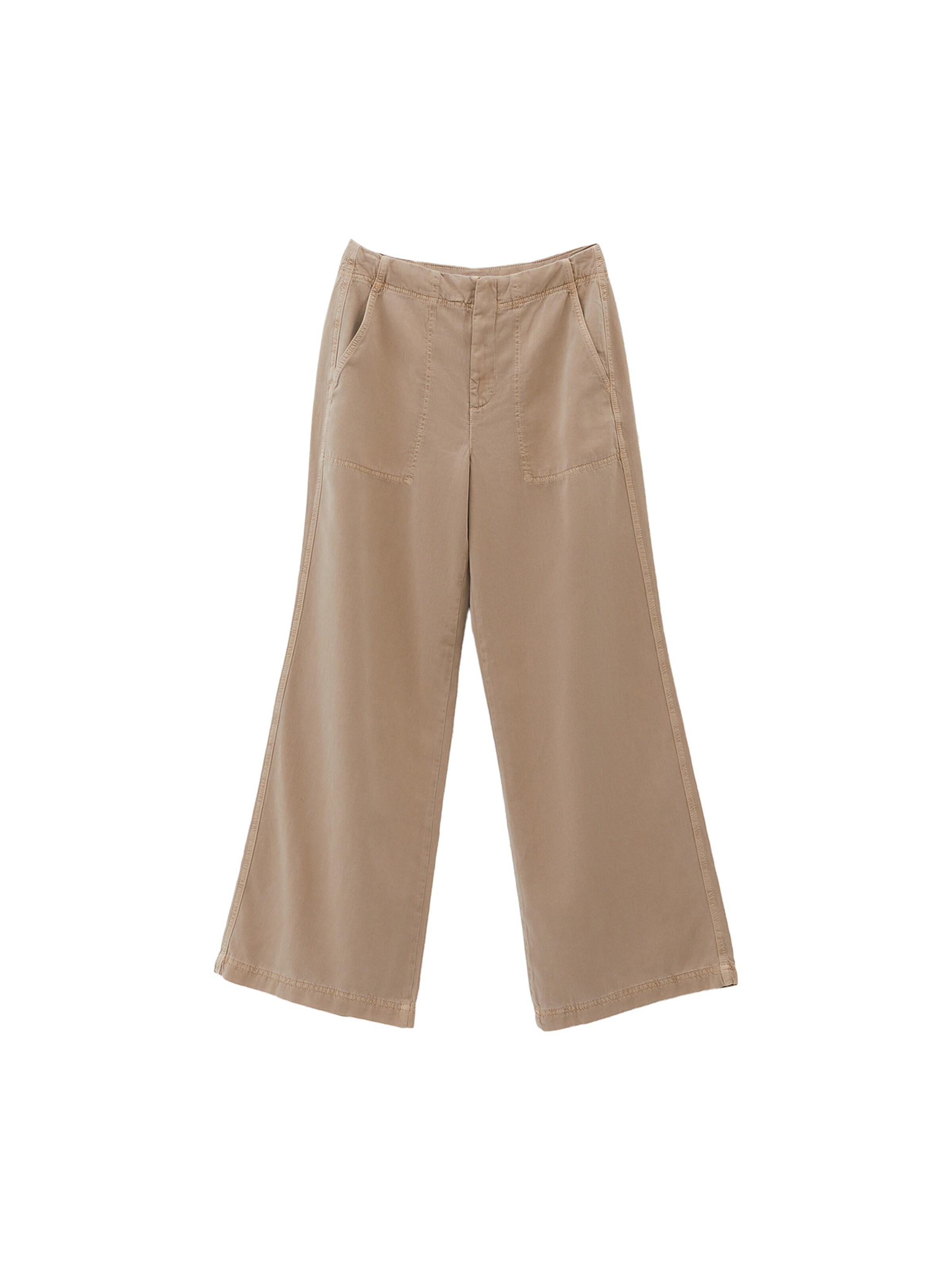 OXXO Wide leg Trousers in Grey: front