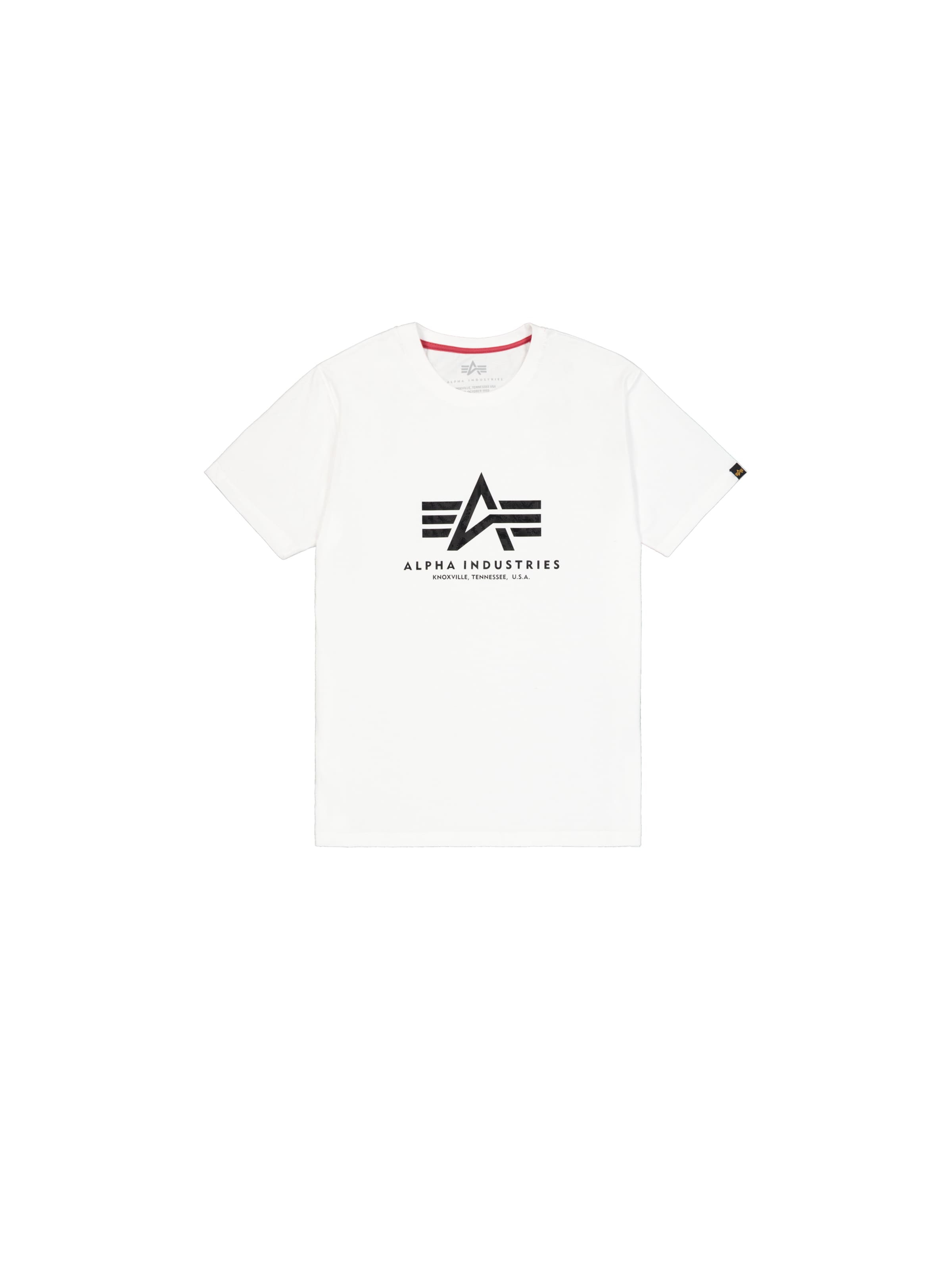 ALPHA INDUSTRIES Shirt in Wit: voorkant